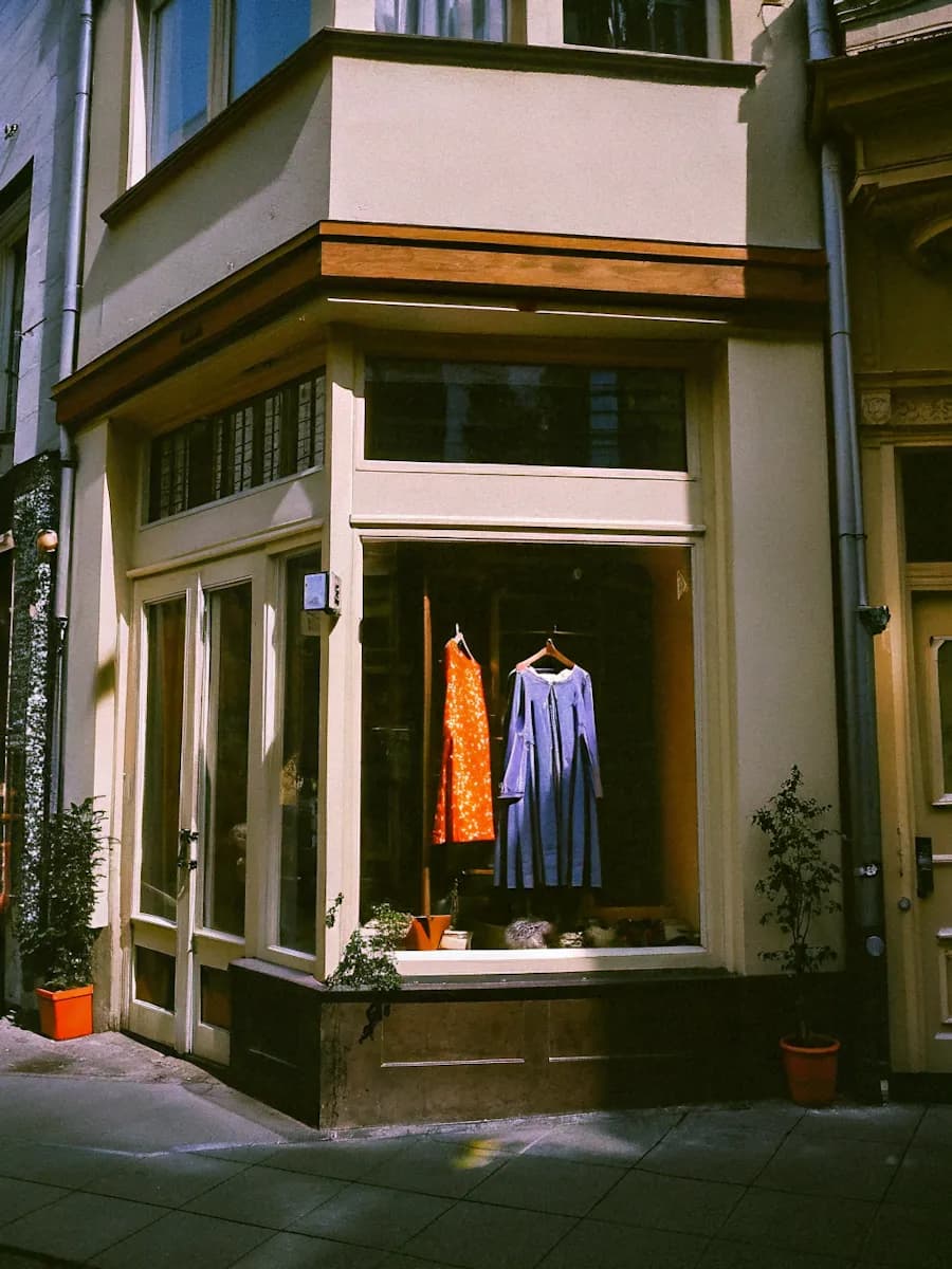 Charming boutique storefront